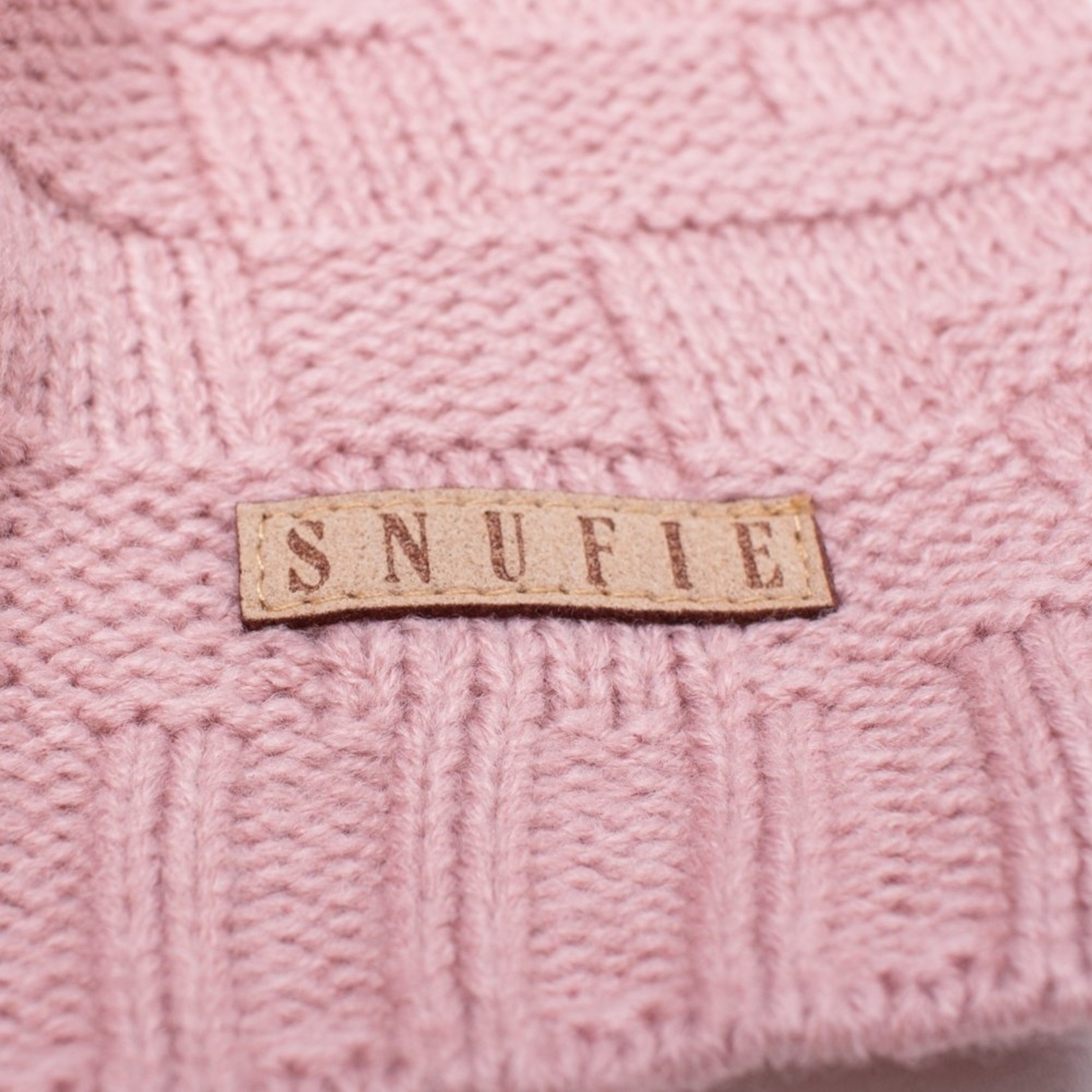 Snufie Baby Blanket | BASKET WEAVE | Blush