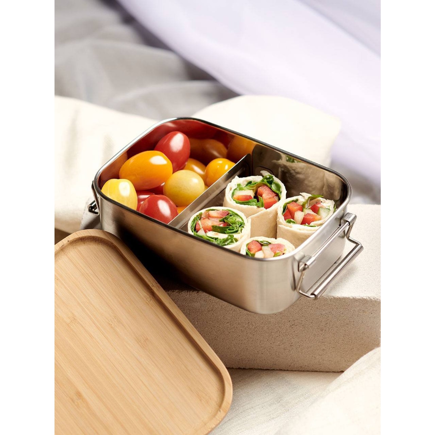 Dzukou Jim Corbett - Bamboo and Stainless Steel Bento Box 800 ml