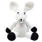 natureZOO of Denmark Gehaakte Teddybeer - Wit Konijn