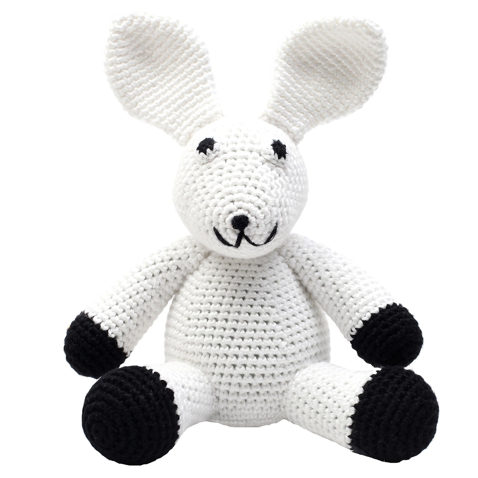 natureZOO of Denmark NatureZOO of Denmark Gehaakte Teddybeer - Wit Konijn