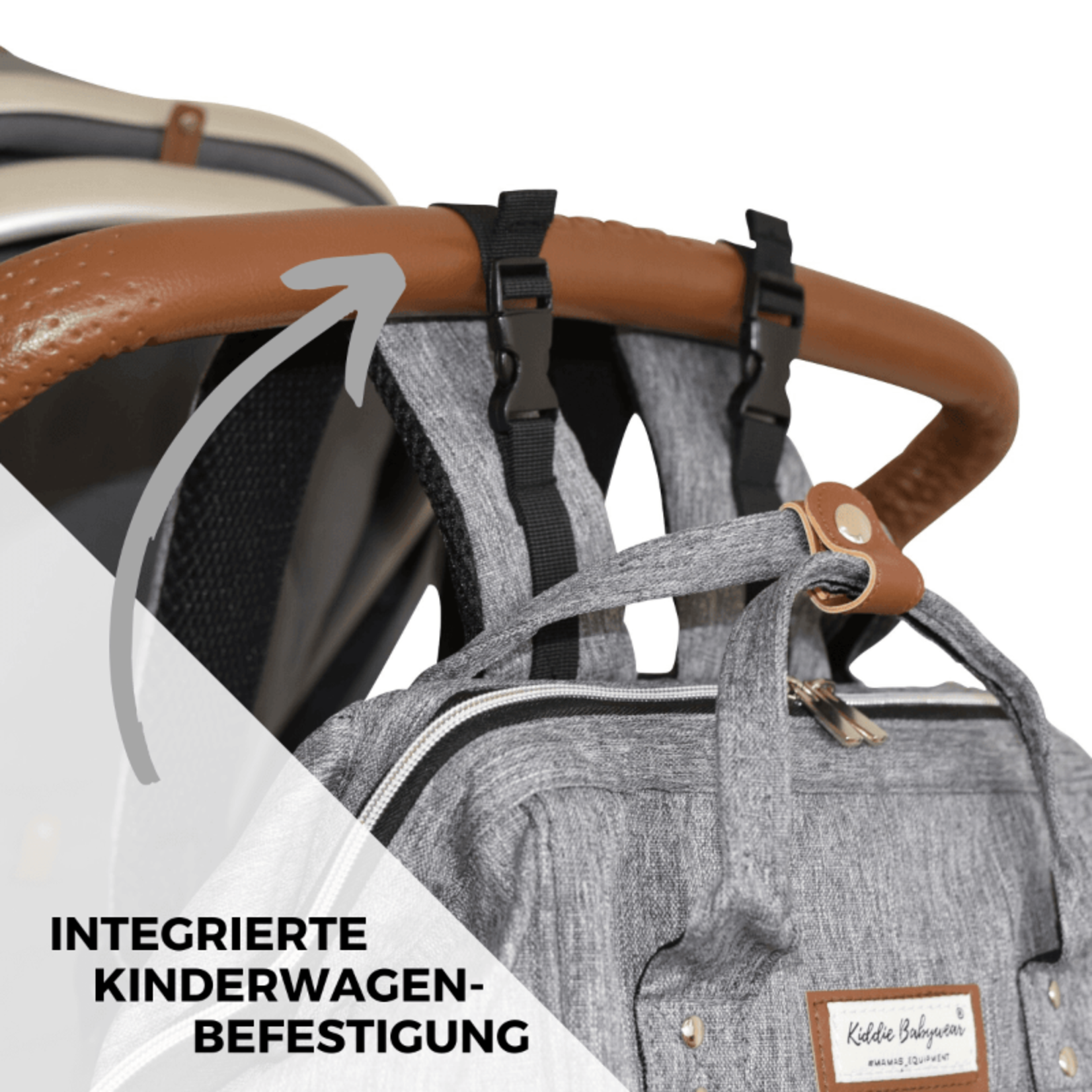 kiddiebabywear.de Luiertas/rugzak