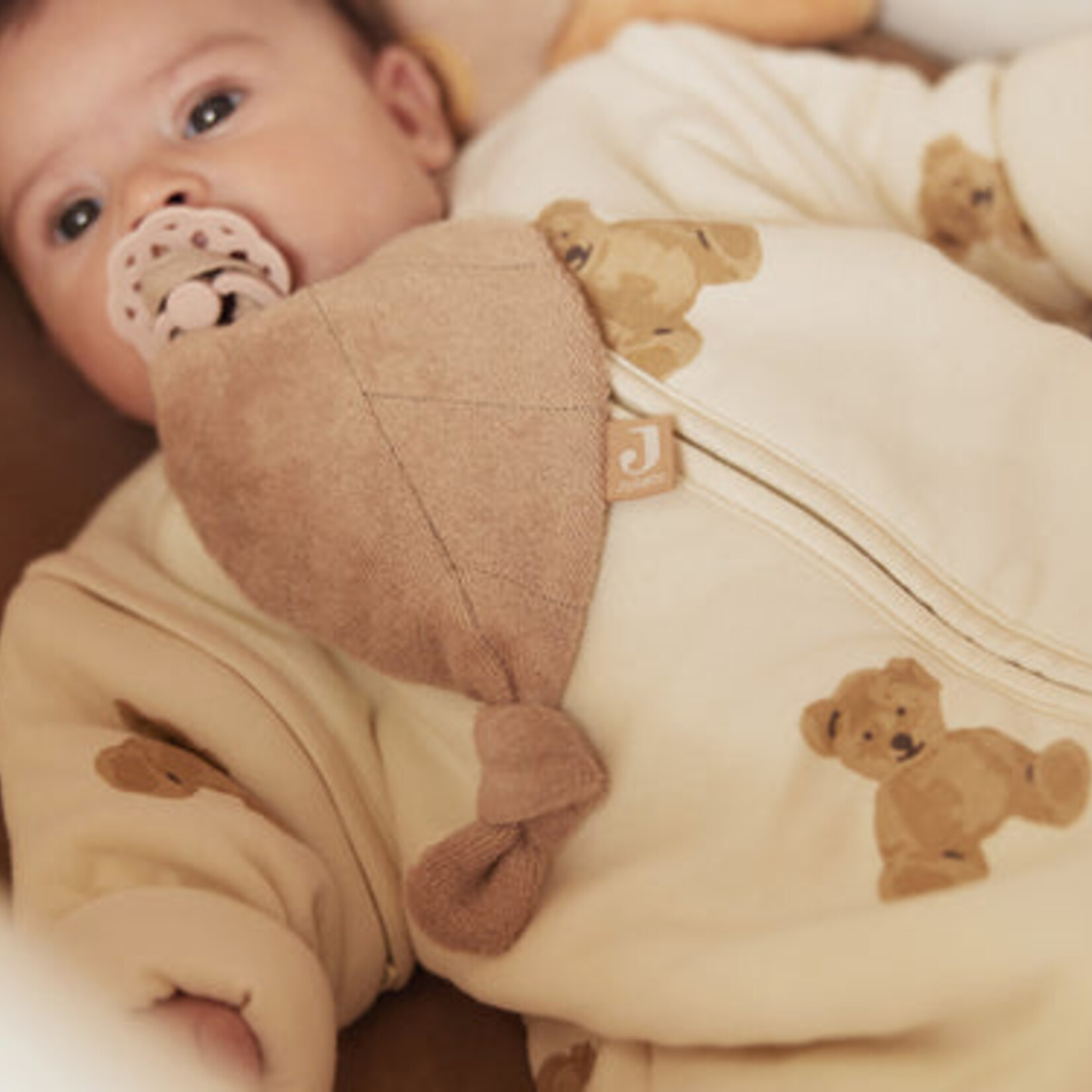 Jollein Gigoteuse avec manche amovible ours en peluche