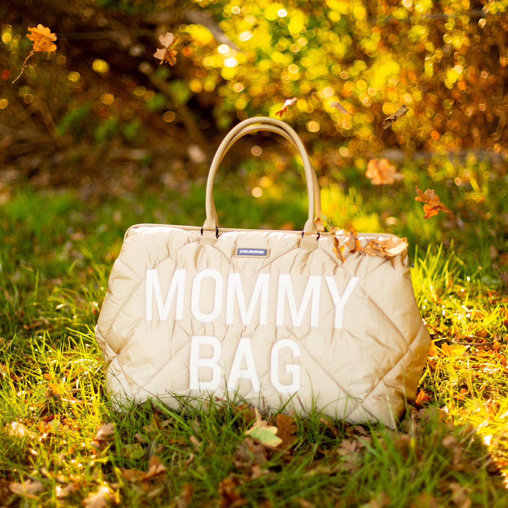 Childhome Mommy bag puffered beige