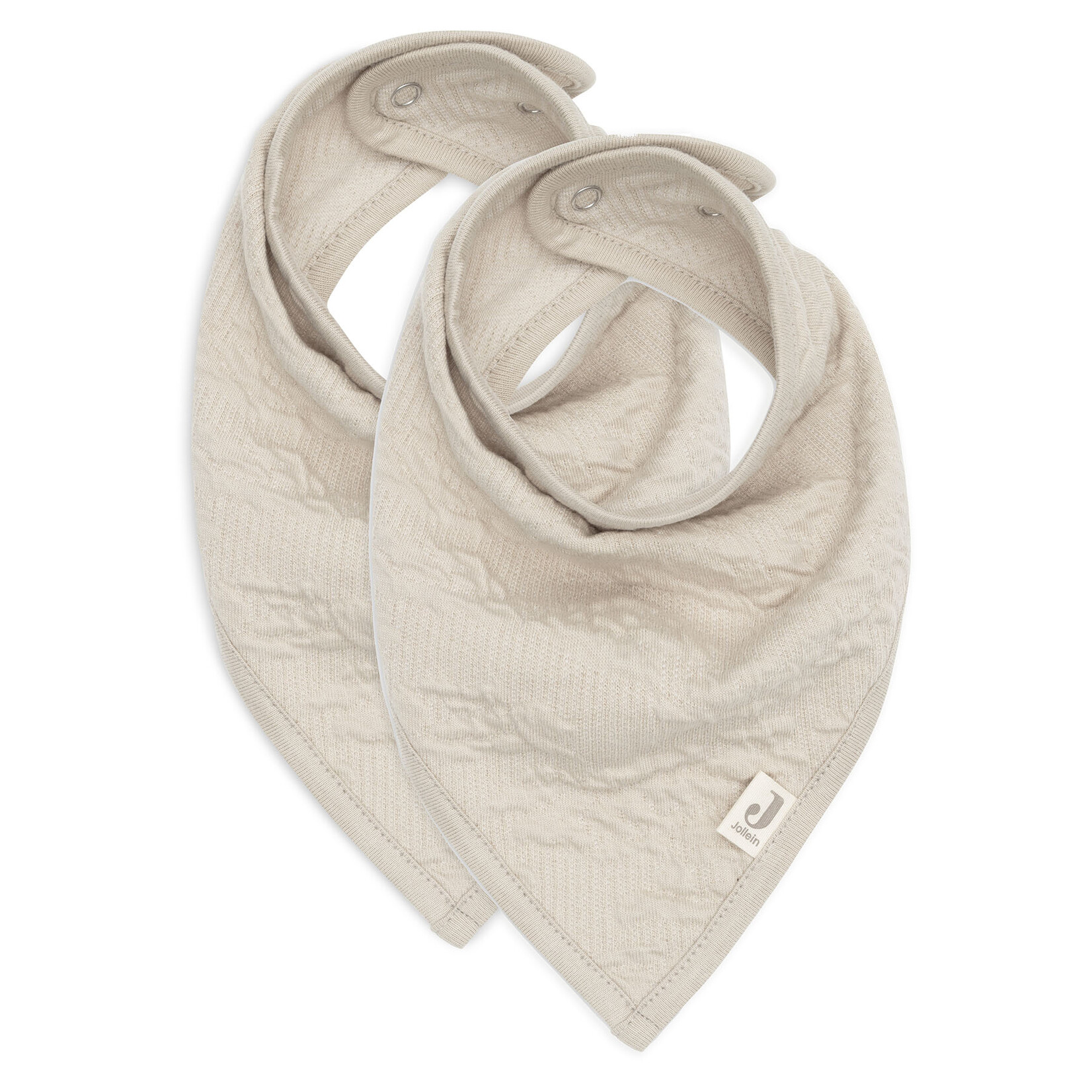 Jollein Slab bandana soft waves nougat 2 pcs