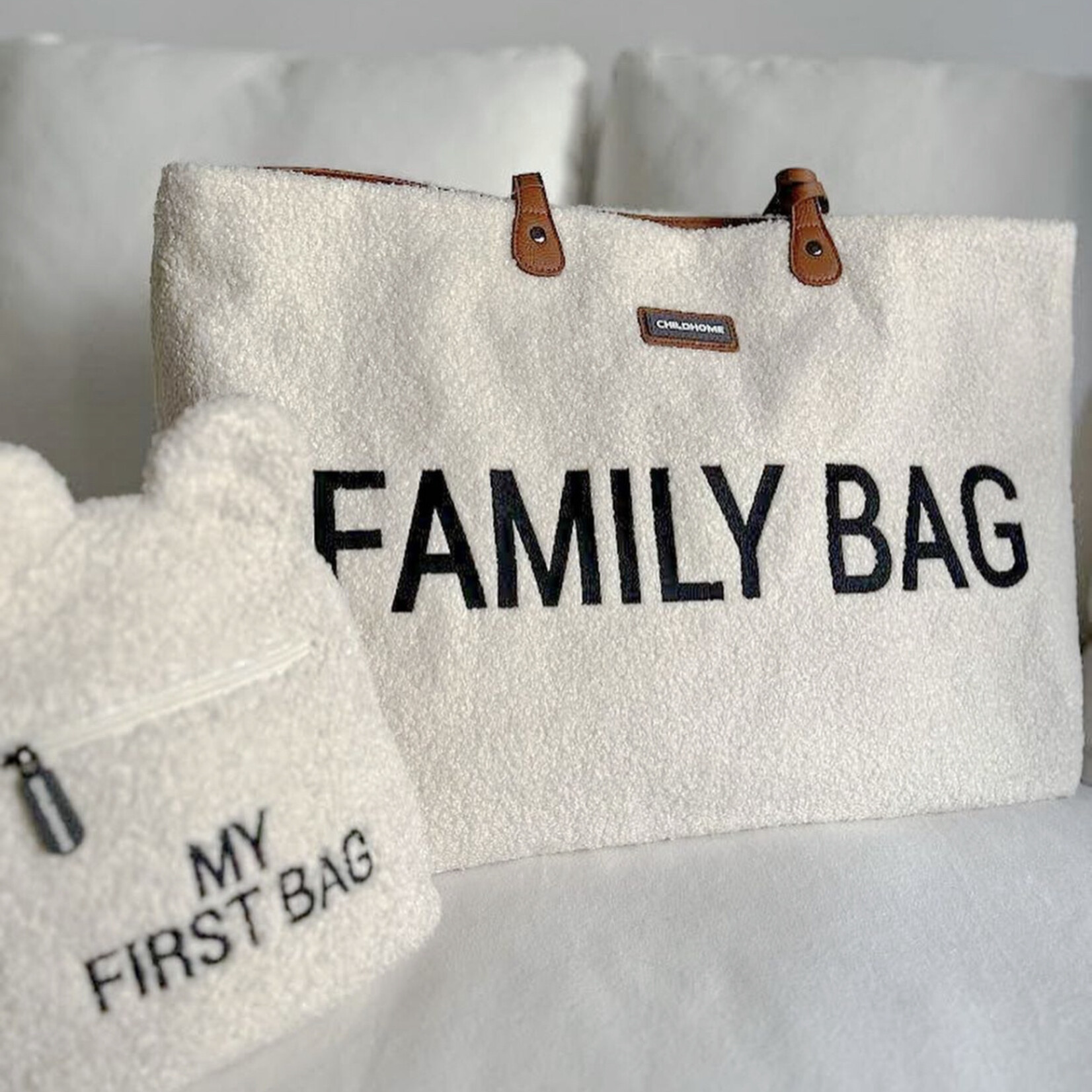 Childhome Family bag teddy off white
