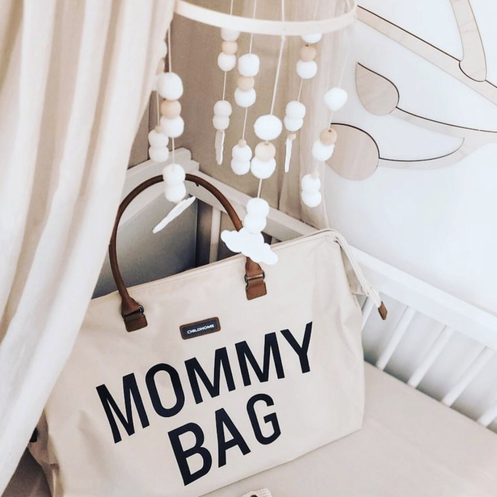 Childhome Mommy bag off white