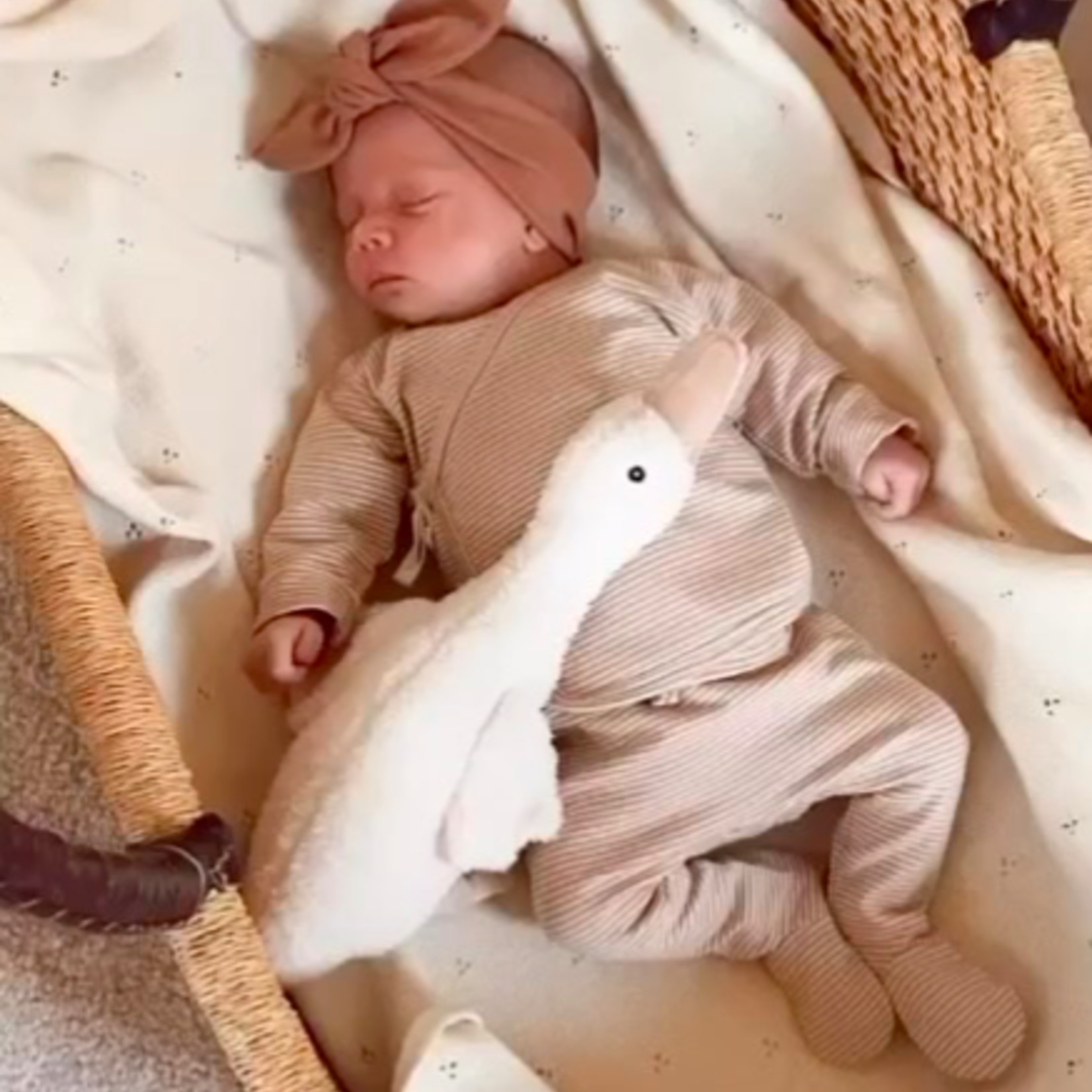 Flow Amsterdam Heartbeat cuddly toy liva beige