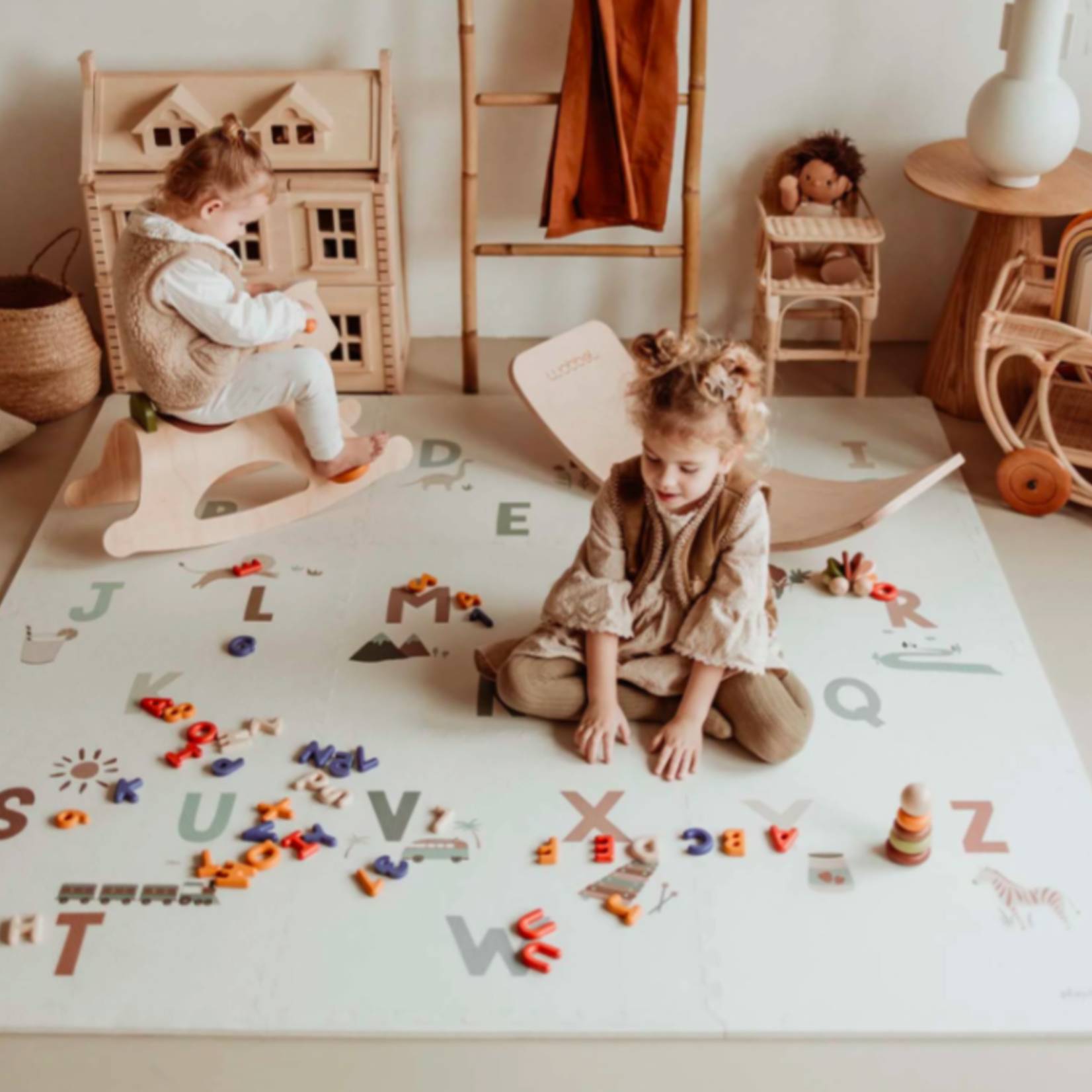Play & Go Tapis puzzle alphabet/terrazzo