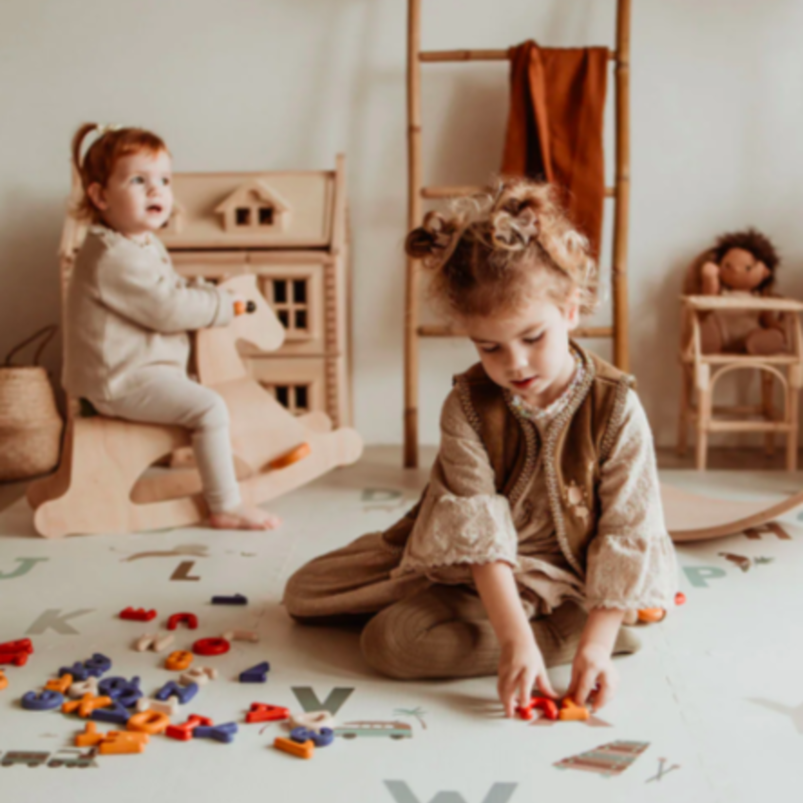 Play & Go Puzzlemat alphabet/terrazzo EEVAA