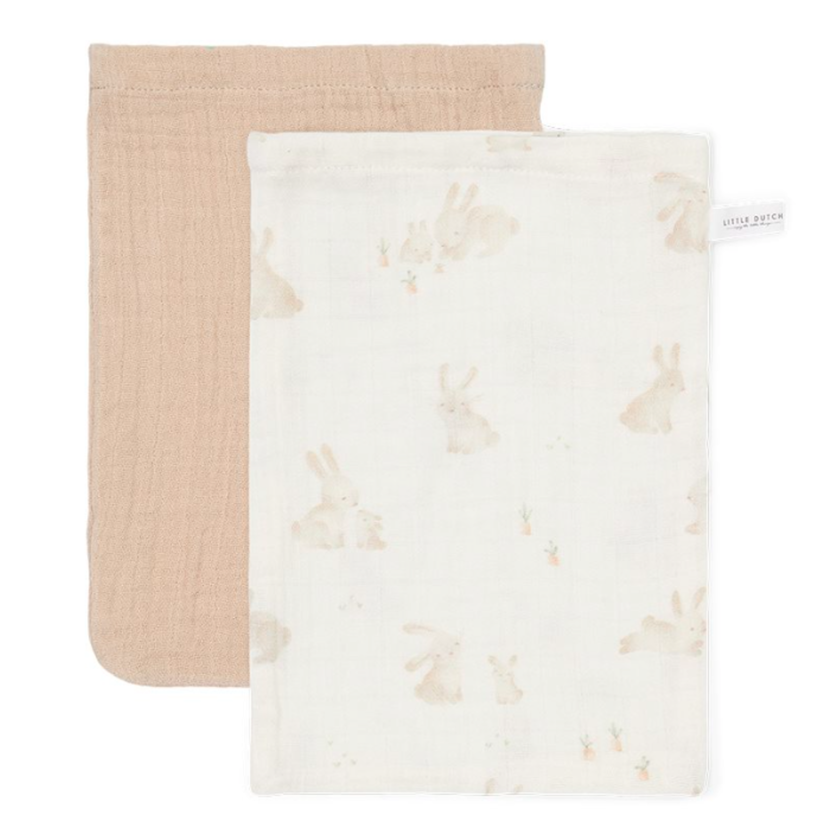 Little Dutch Hydrophilic washcloth set | baby bunny