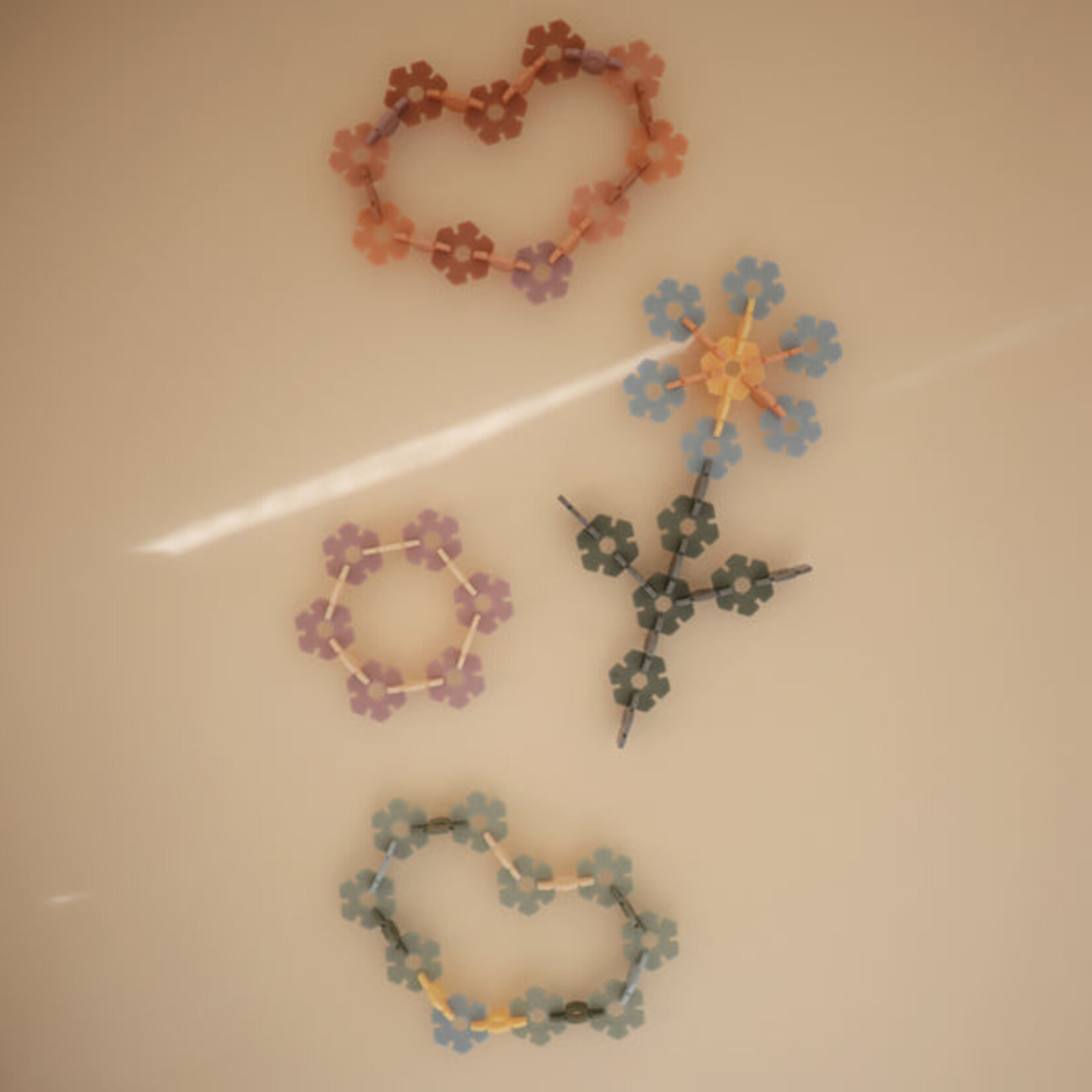 Mushie Jeu de construction set hex