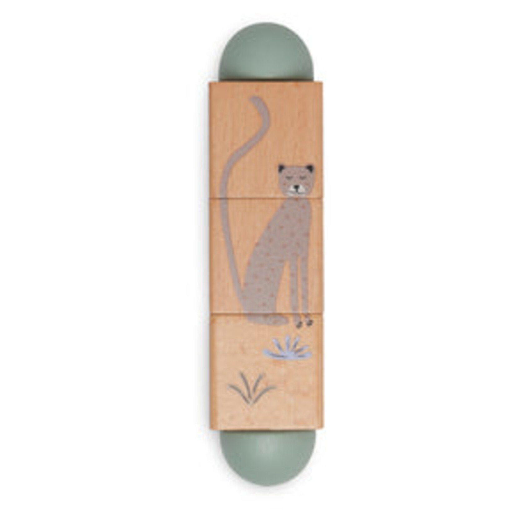 Jollein Puzzle rotatif en bois jungle jambo