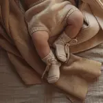 Hvid Hvid baby booties