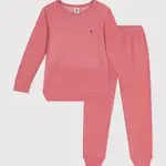 Petit Bateau Kinderpyjama badstof | rosewood