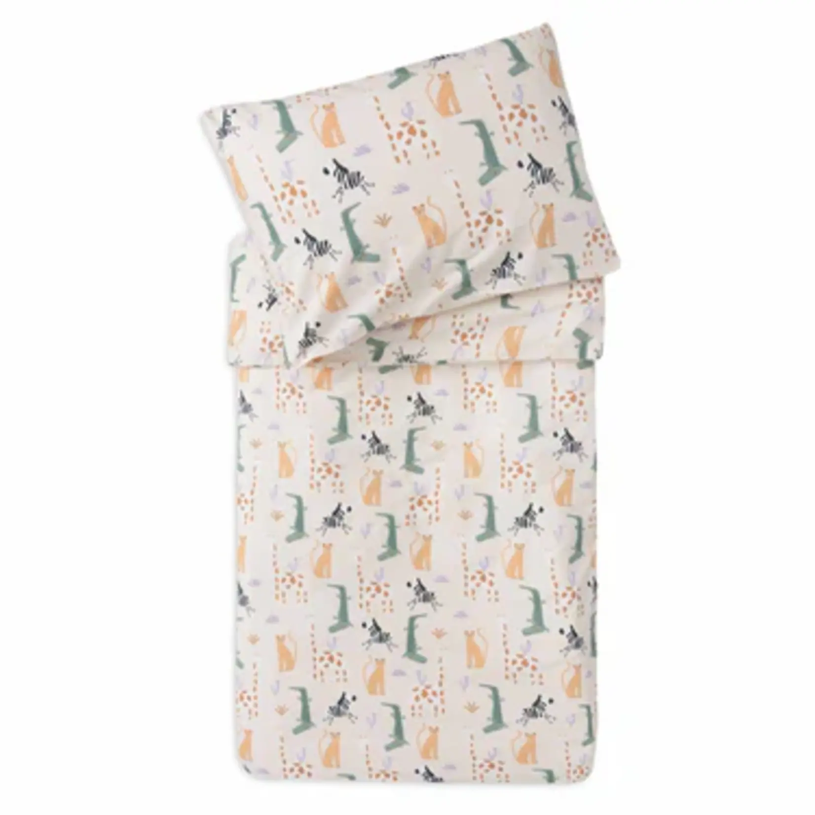 Jollein Dekbedovertrek met kussensloop jungle jambo 100 x 140