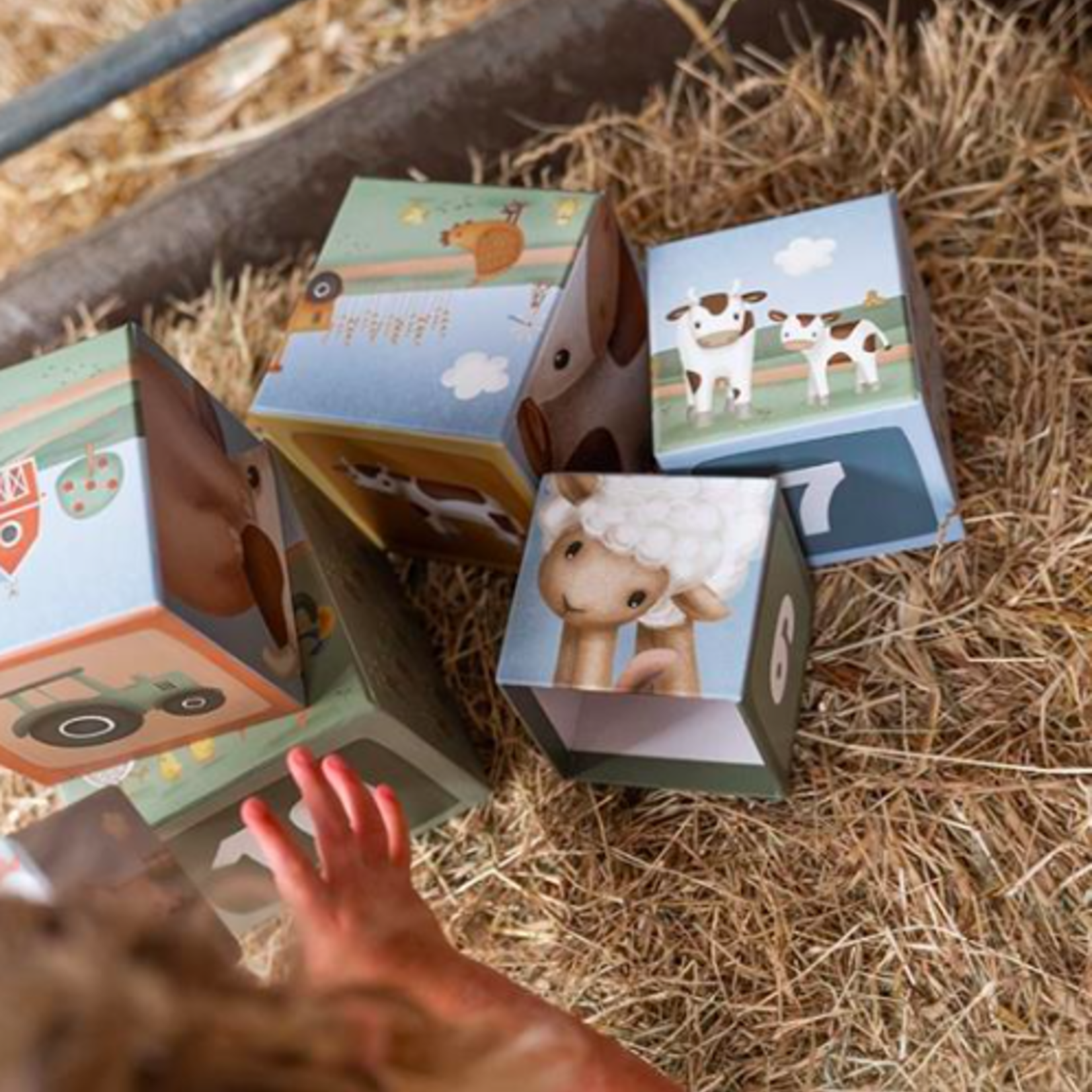 Little Dutch Stacking blocks of cardboard forest friends