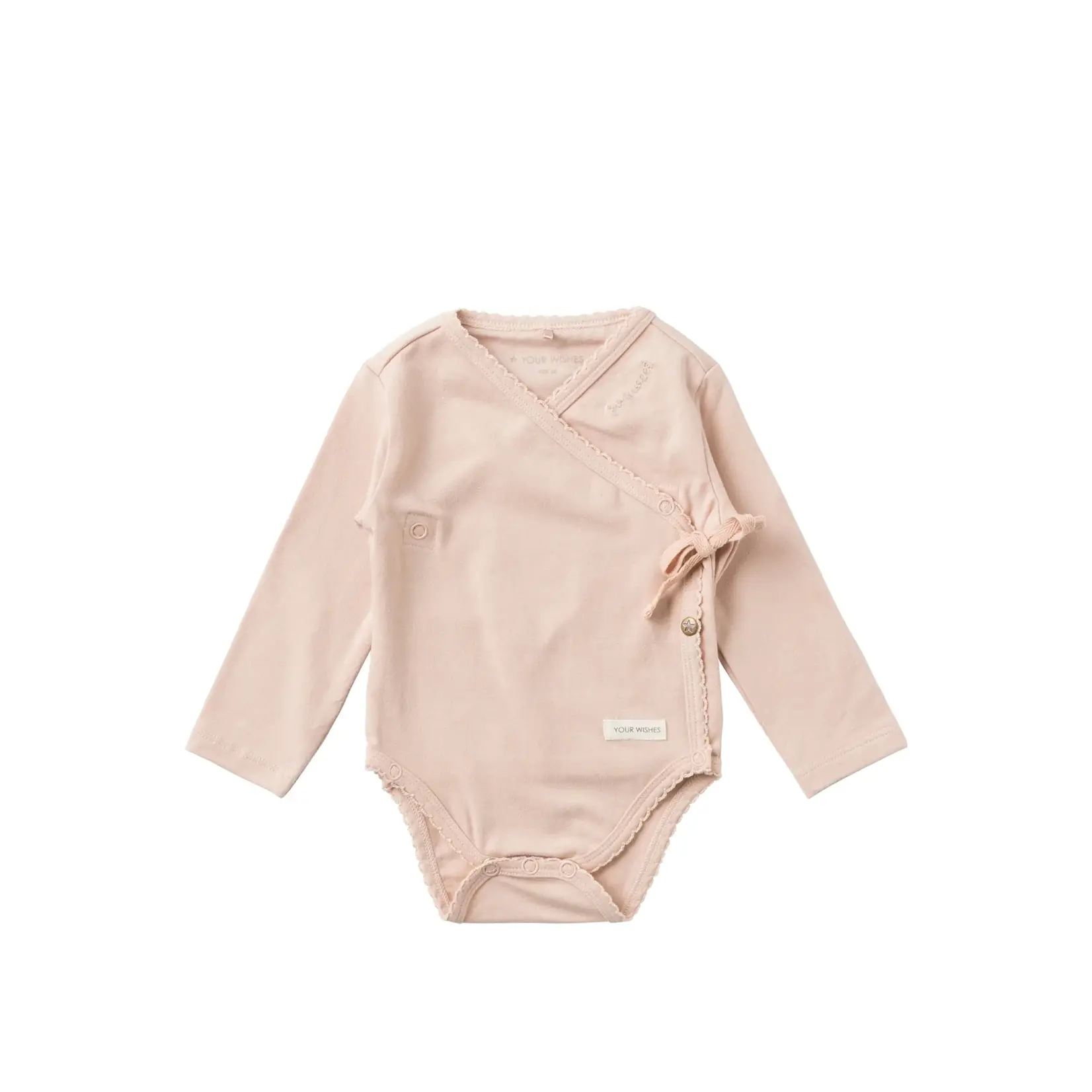 Your Wishes Wrap romper rugby tan