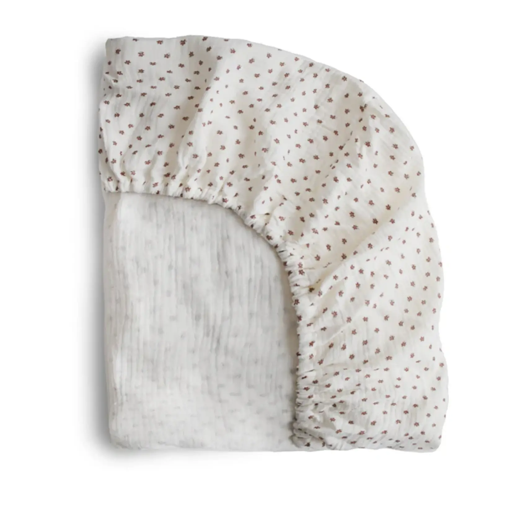Mushie Drap de berceau extra doux en mousseline | 120 x 60