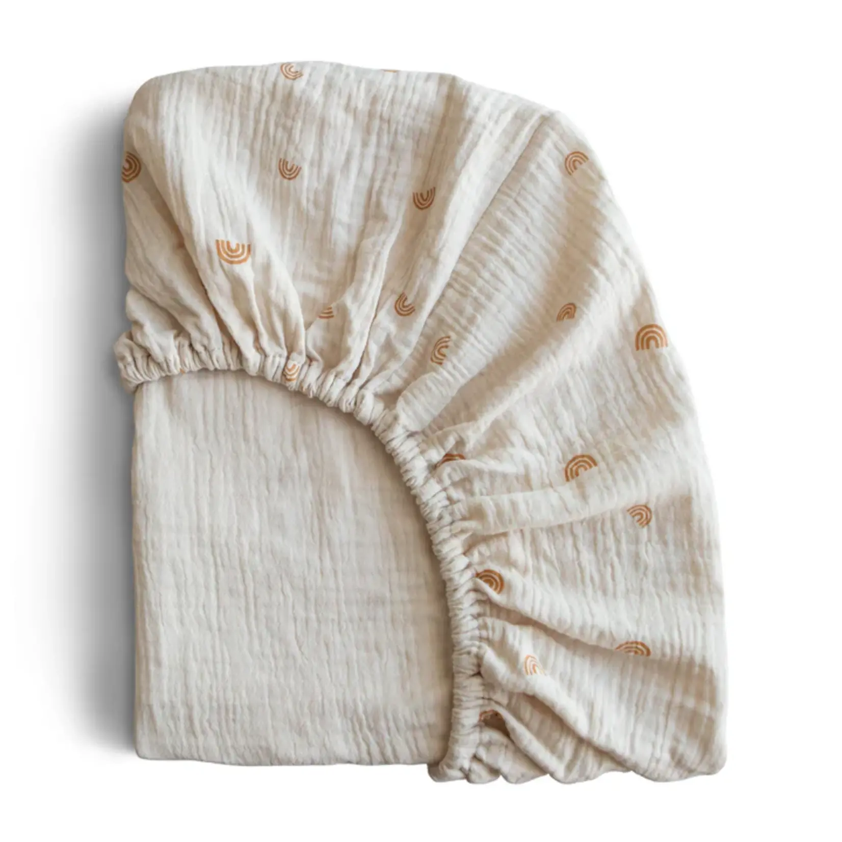 Mushie Drap de berceau extra doux en mousseline | 120 x 60