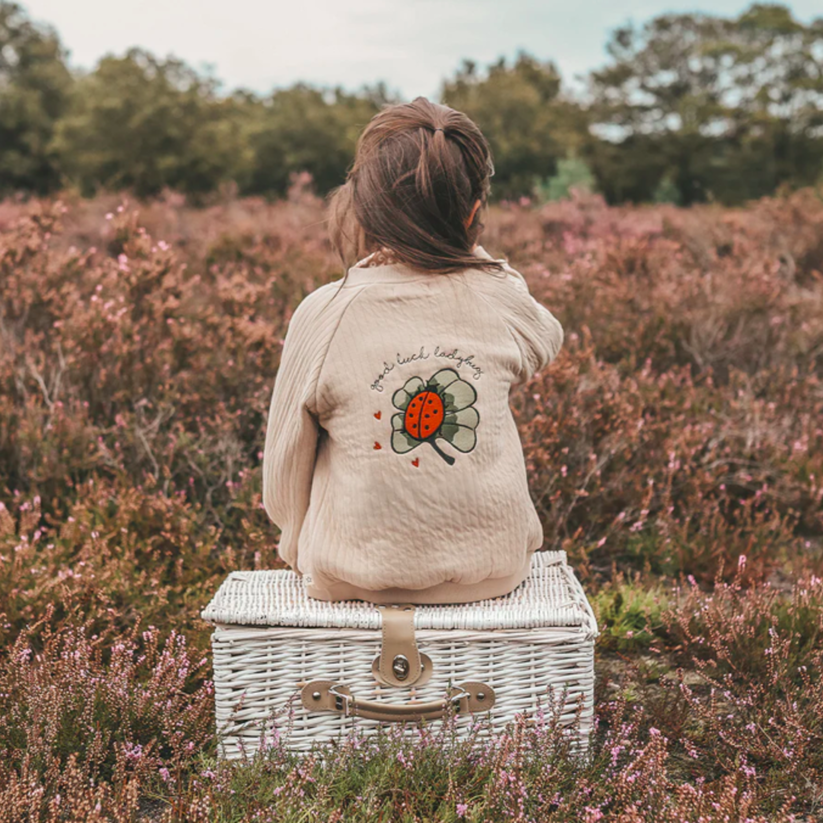 Your Wishes Jasje quilted jacket ladybug