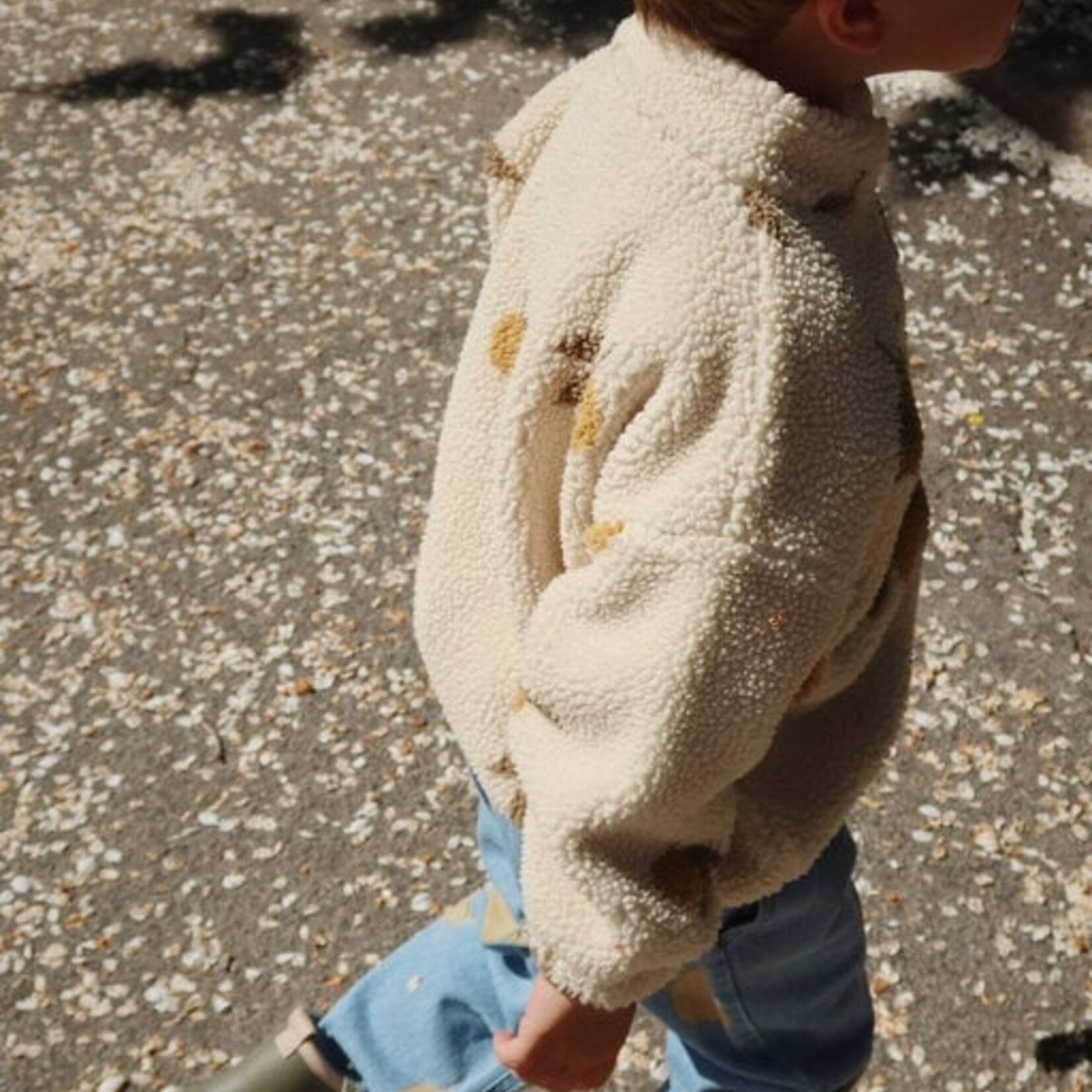 Konges Sløjd Jody teddy jacket mon grand citron