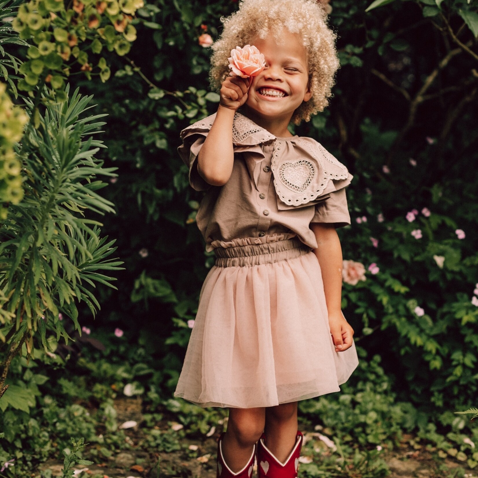 Baje Blouse Louen rose mauve