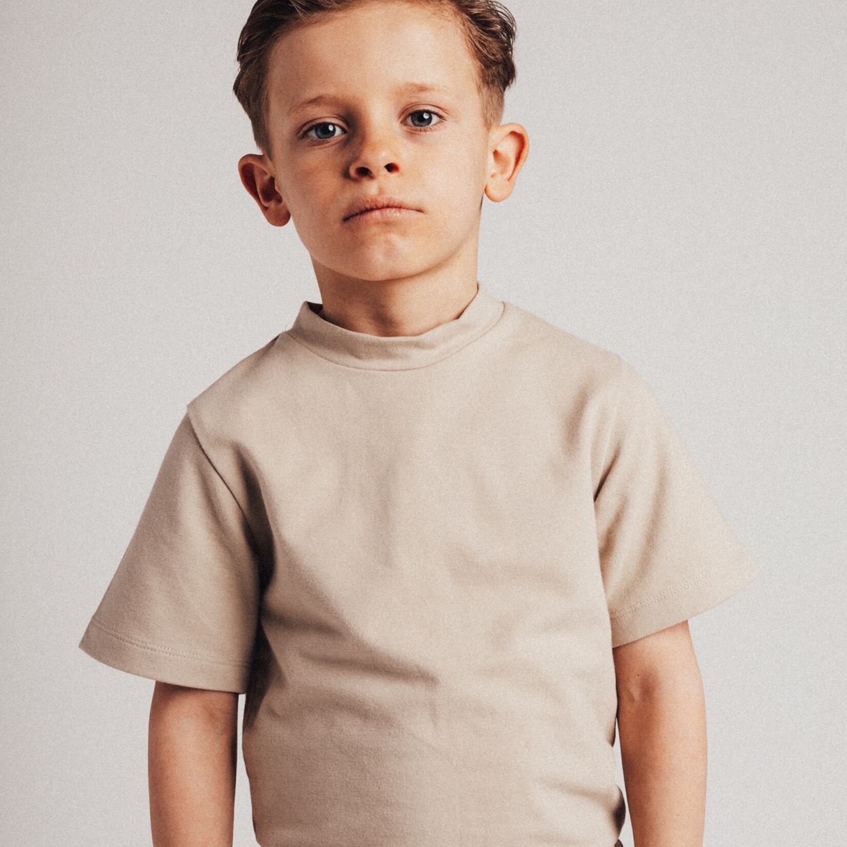 Baje Roriz jersey tee taupe clay