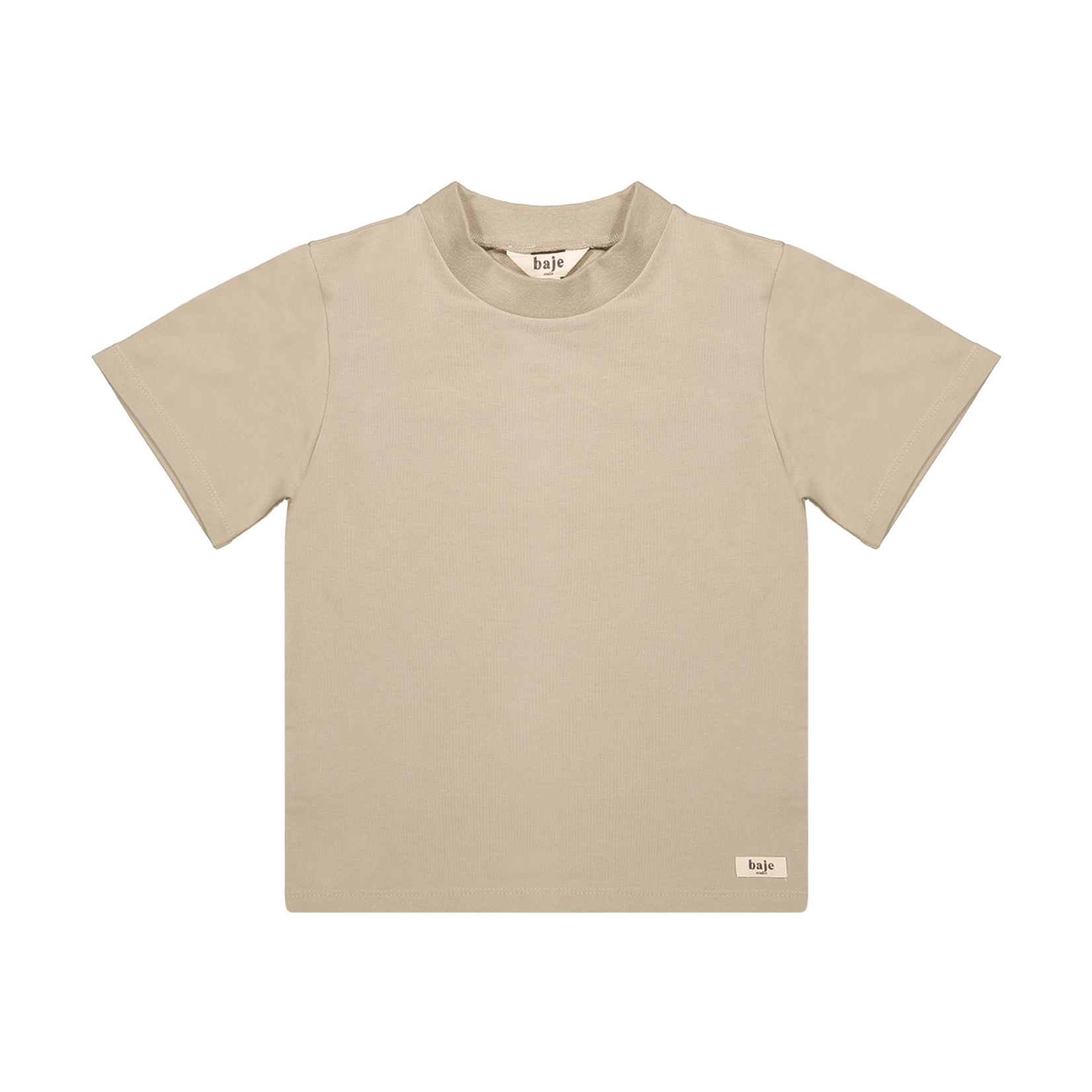 Baje Roriz jersey tee taupe clay