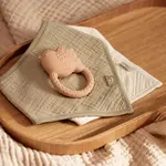 Jollein Bavoir bandana set hydrophile vert olive/avoine