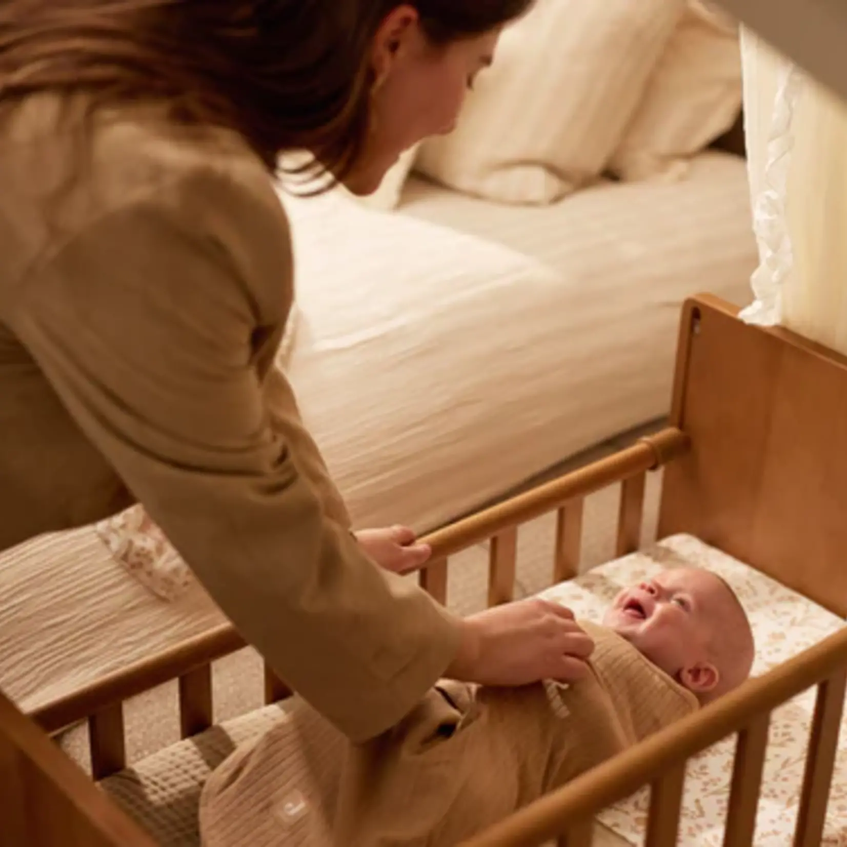 Jollein Gigoteuse enveloppante 0-3M biscuit ajouré