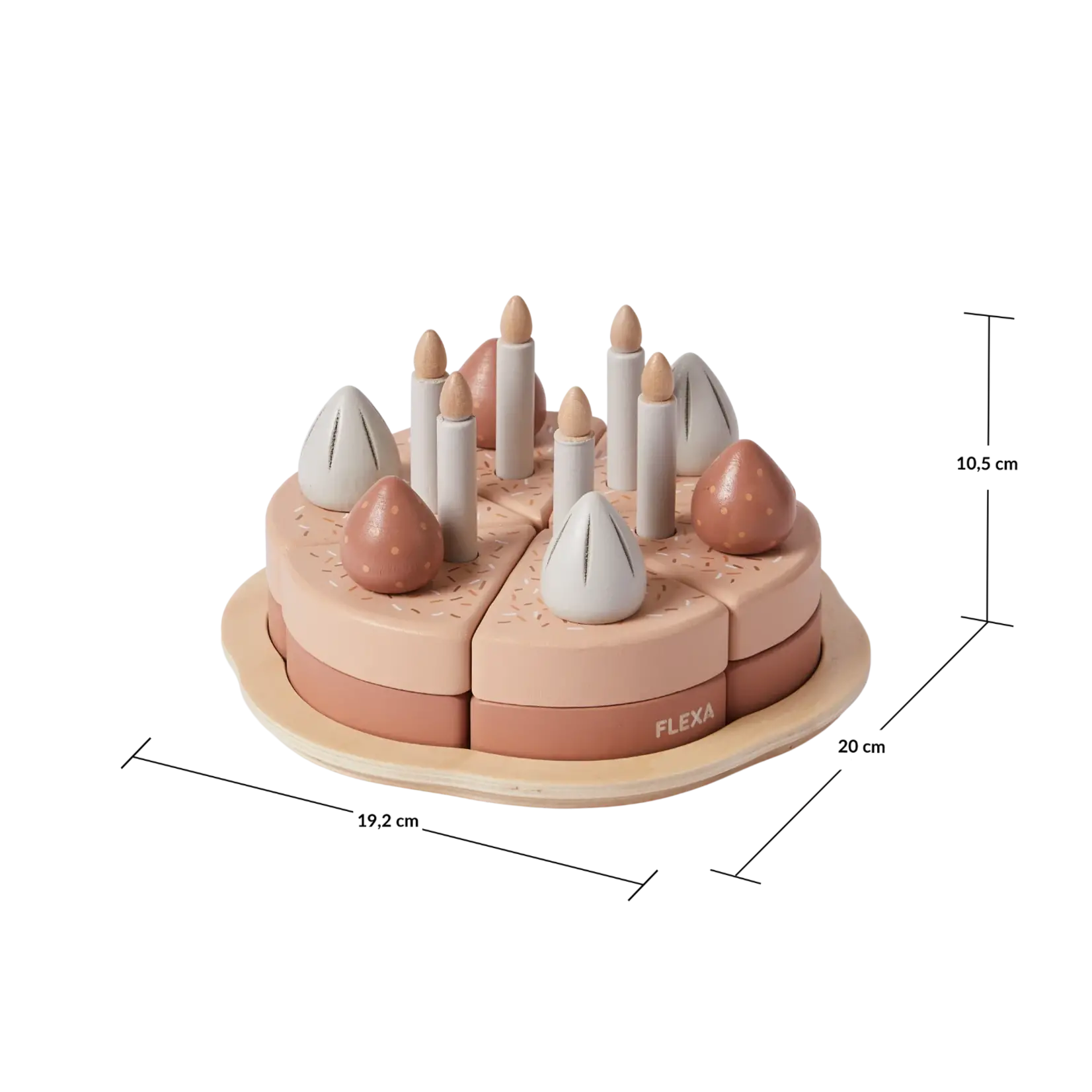 Flexa Gâteau d'anniversaire en bois