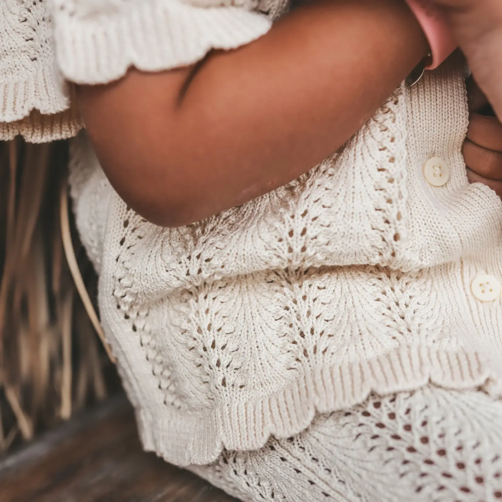 Your Wishes Seashell knit shirt