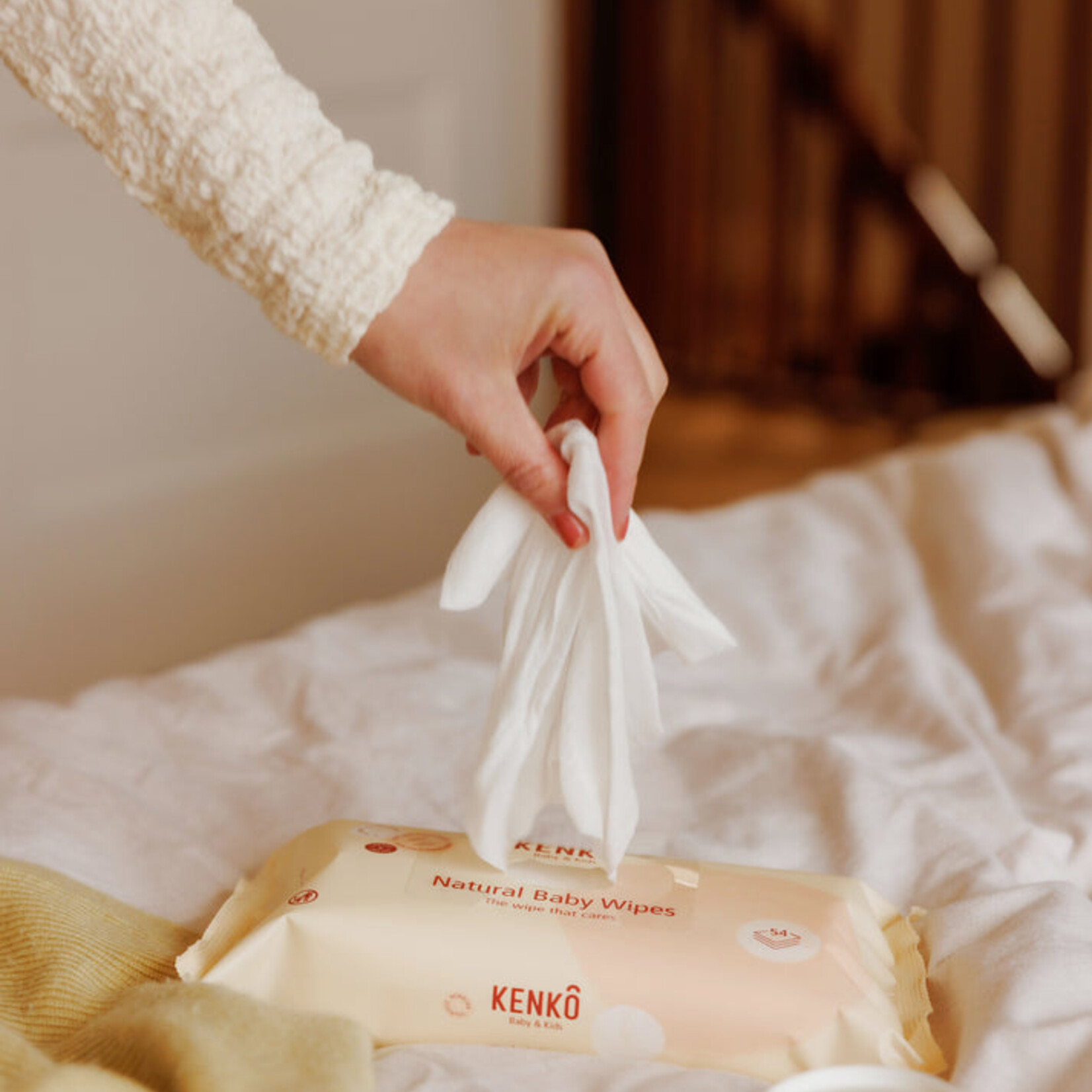 Kenkô Natural caring baby wipes 3 in 1