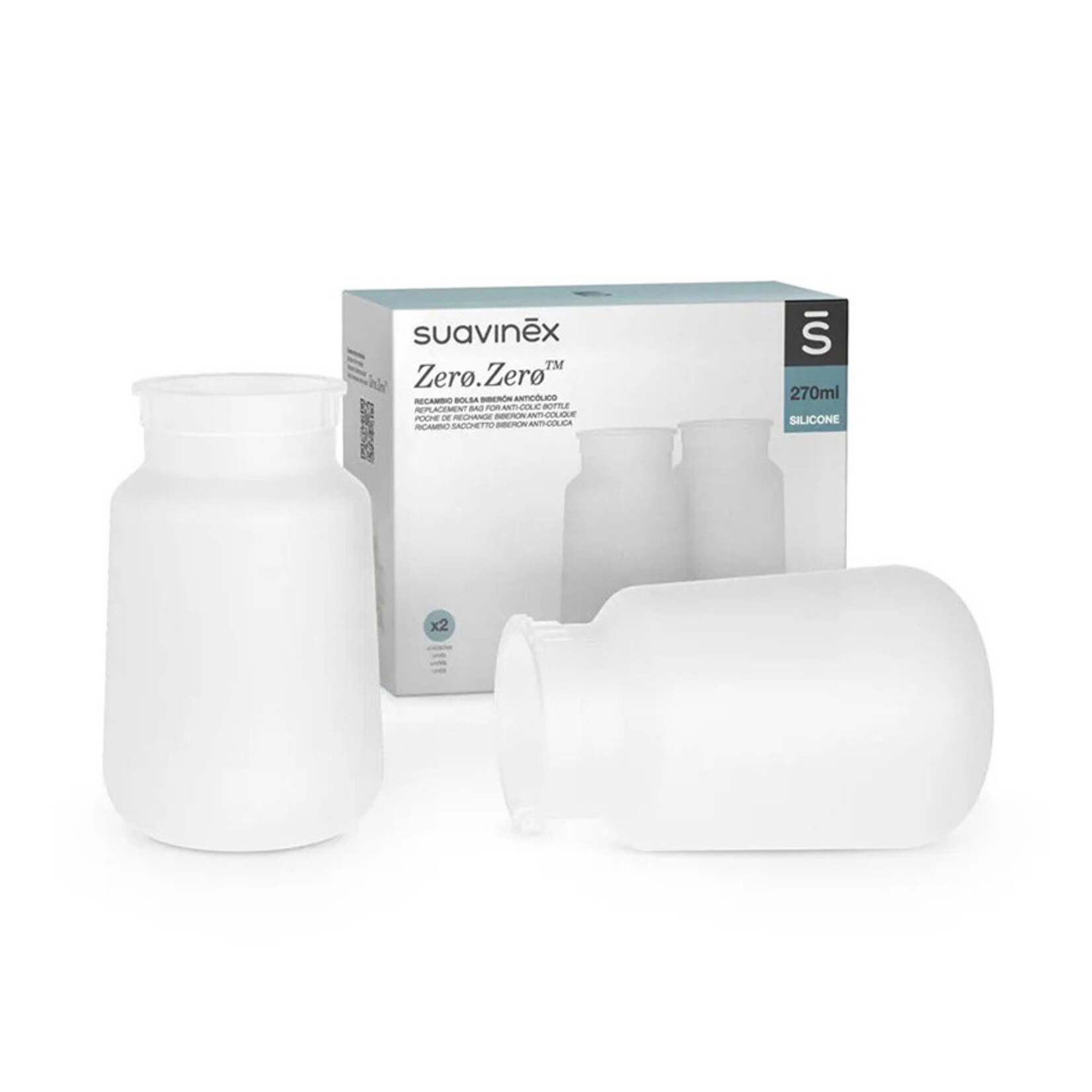 Suavinex Anti-koliek fles zakjes Zero Zero 270ML
