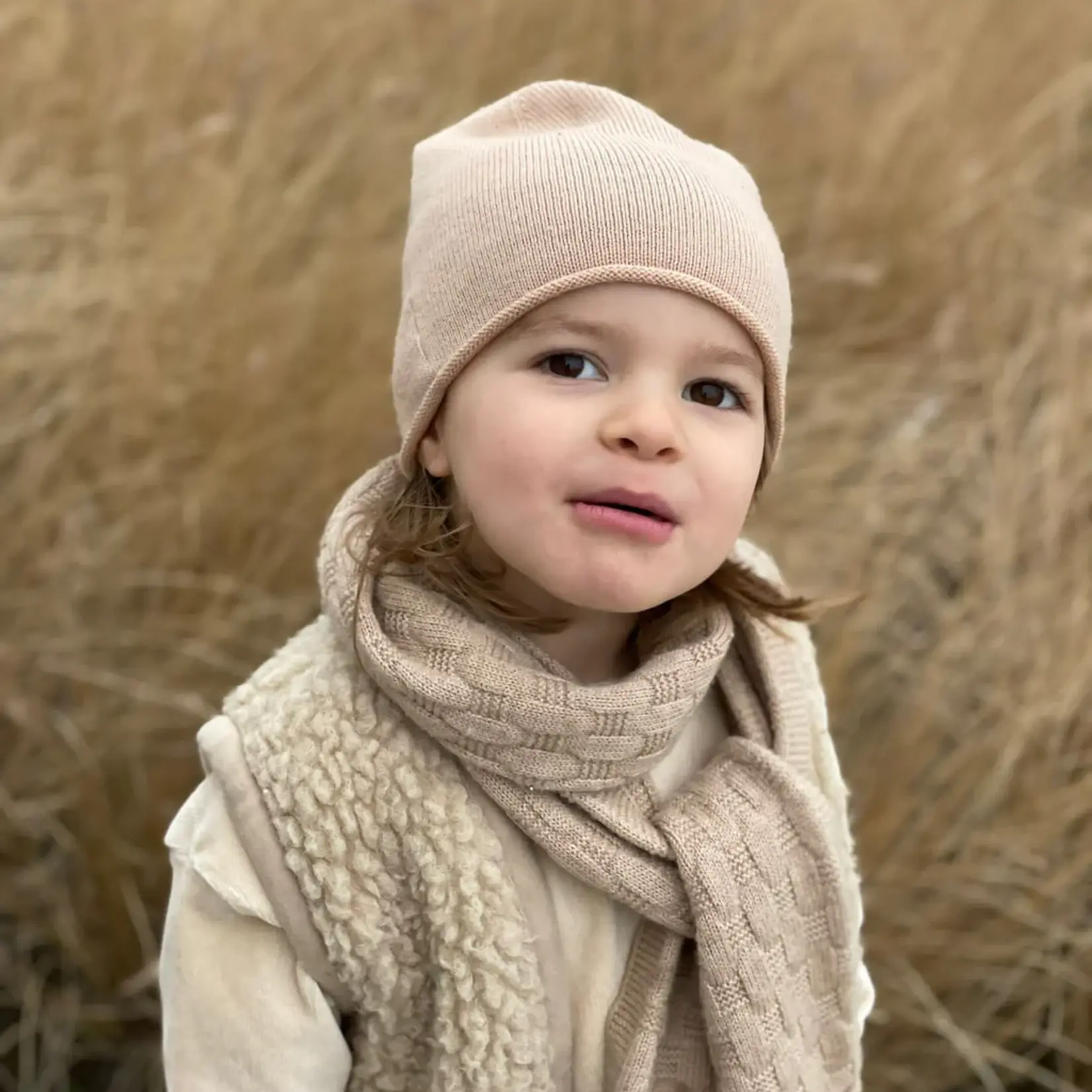 Hvid Beanie Efa