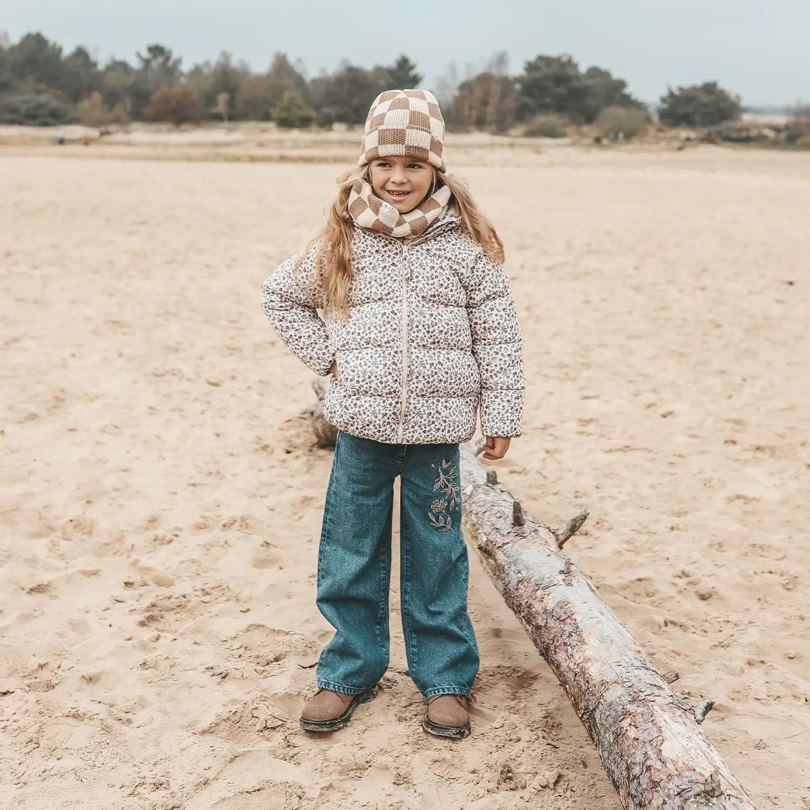 Your Wishes Puffer jacket fall garden whisper pink