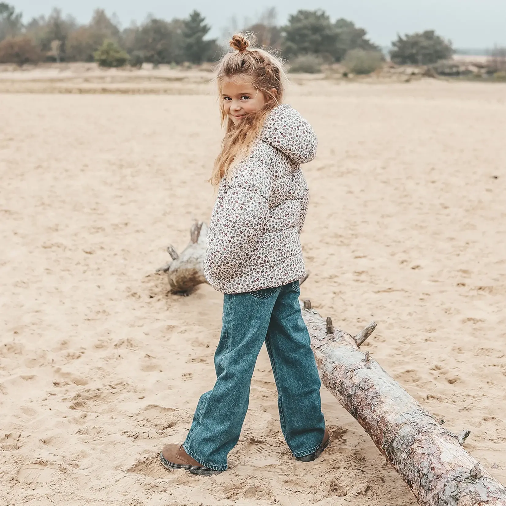 Your Wishes Puffer jacket fall garden whisper pink