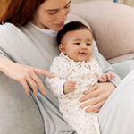 Petit Bateau Baby pajamas velour | floral print