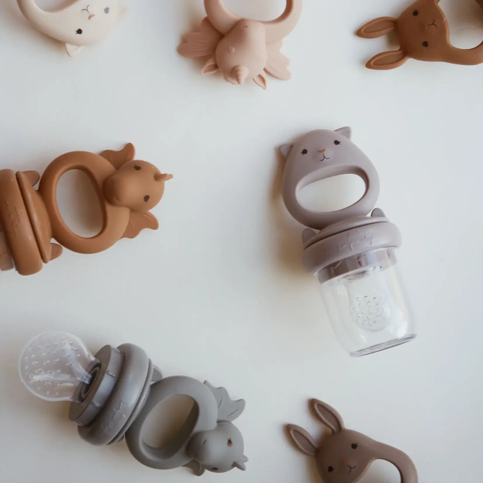 Konges Sløjd Silicone fruit feeding pacifier duo