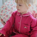 Konges Sløjd Pio frill pyjama set | sangria