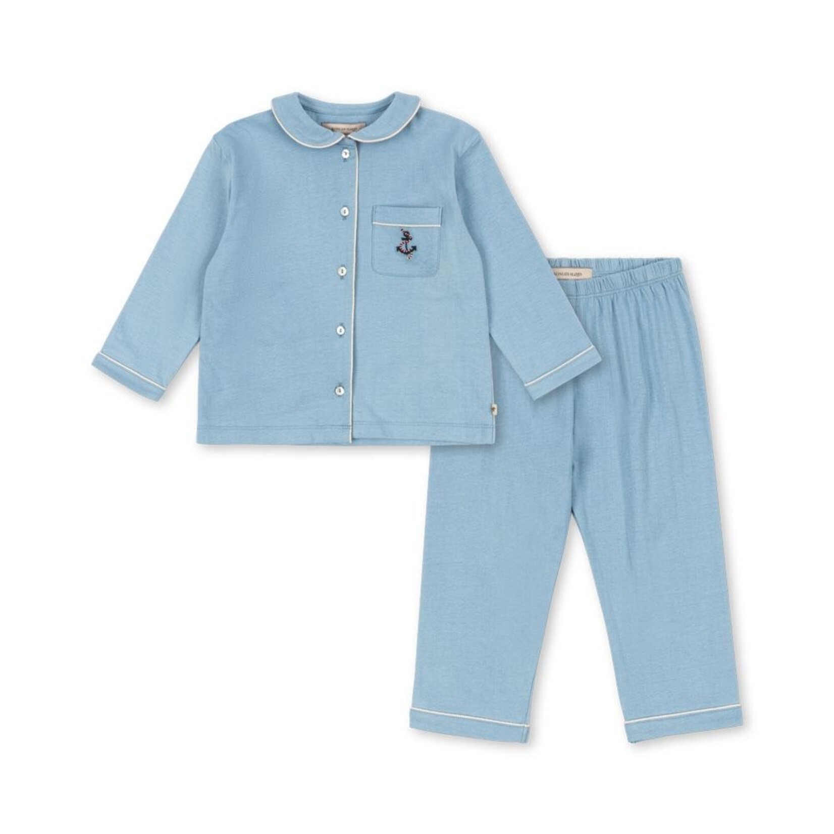 Konges Sløjd Pio frill pyjama set | glacier lake