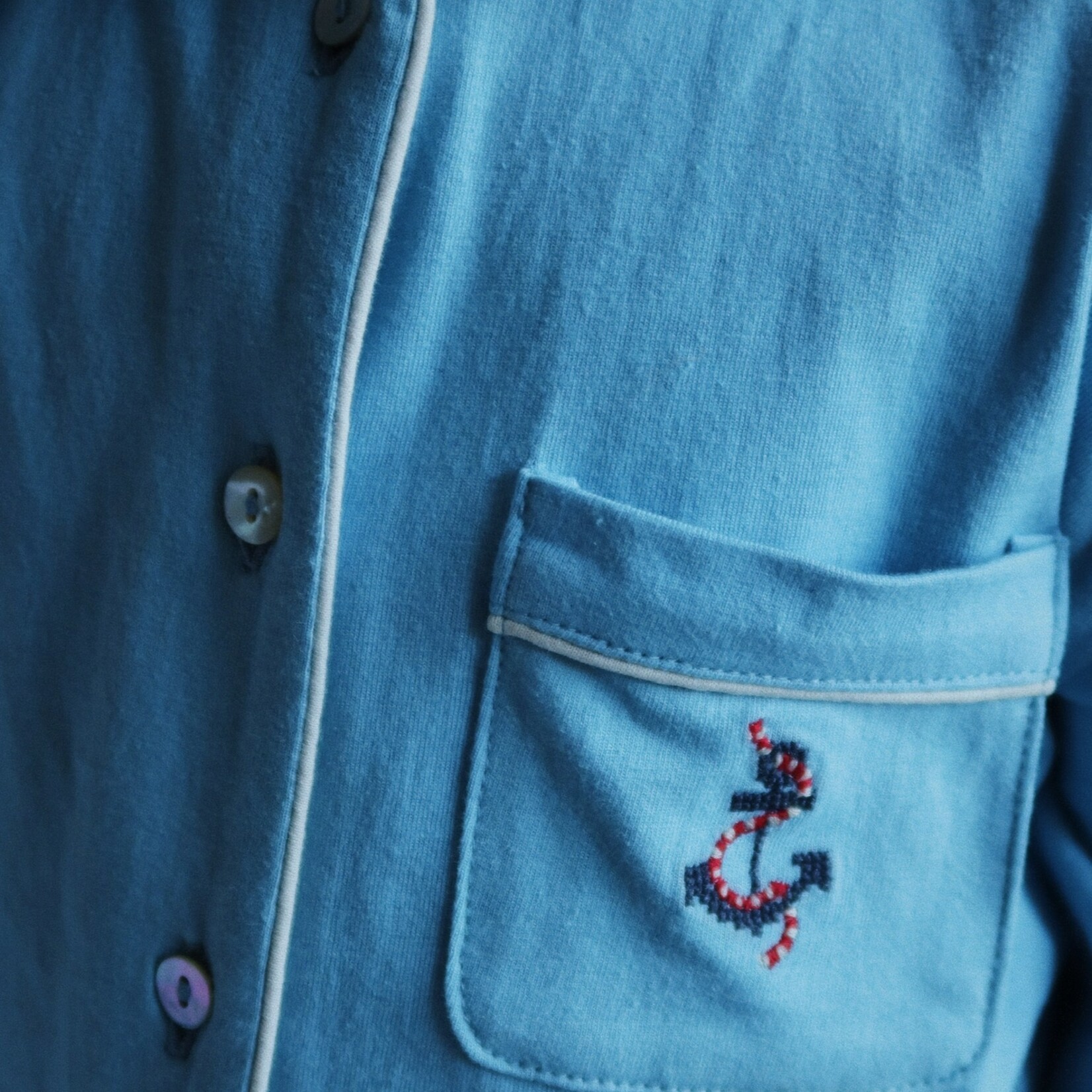 Konges Sløjd Pio frill pyjama set | glacier lake