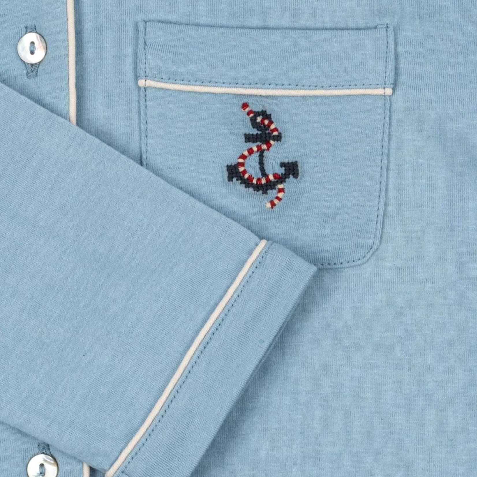 Konges Sløjd Pio frill pyjama set | glacier lake