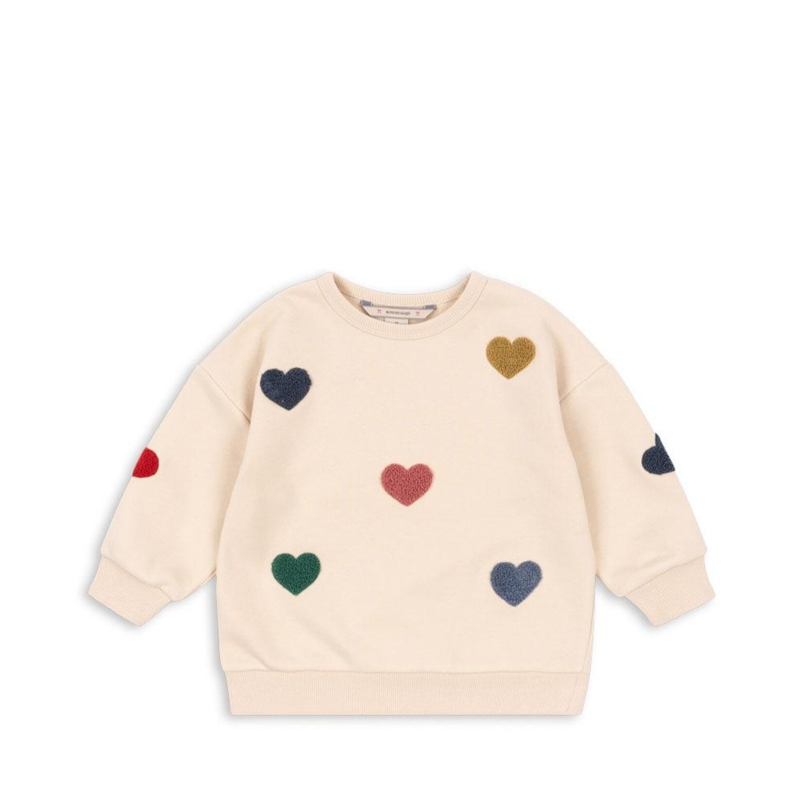 Konges Sløjd Lou terry sweat shirt | multi heart