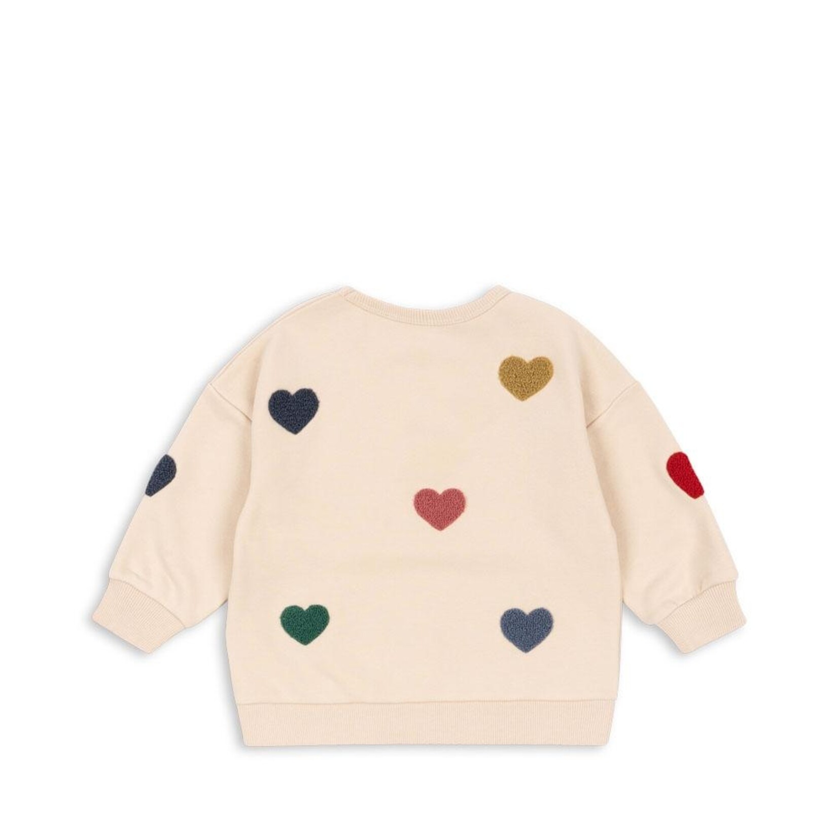 Konges Sløjd Lou terry sweat shirt | multi heart