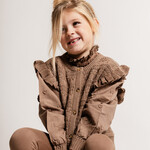 Baje Morgins blouse knit | brown cacao