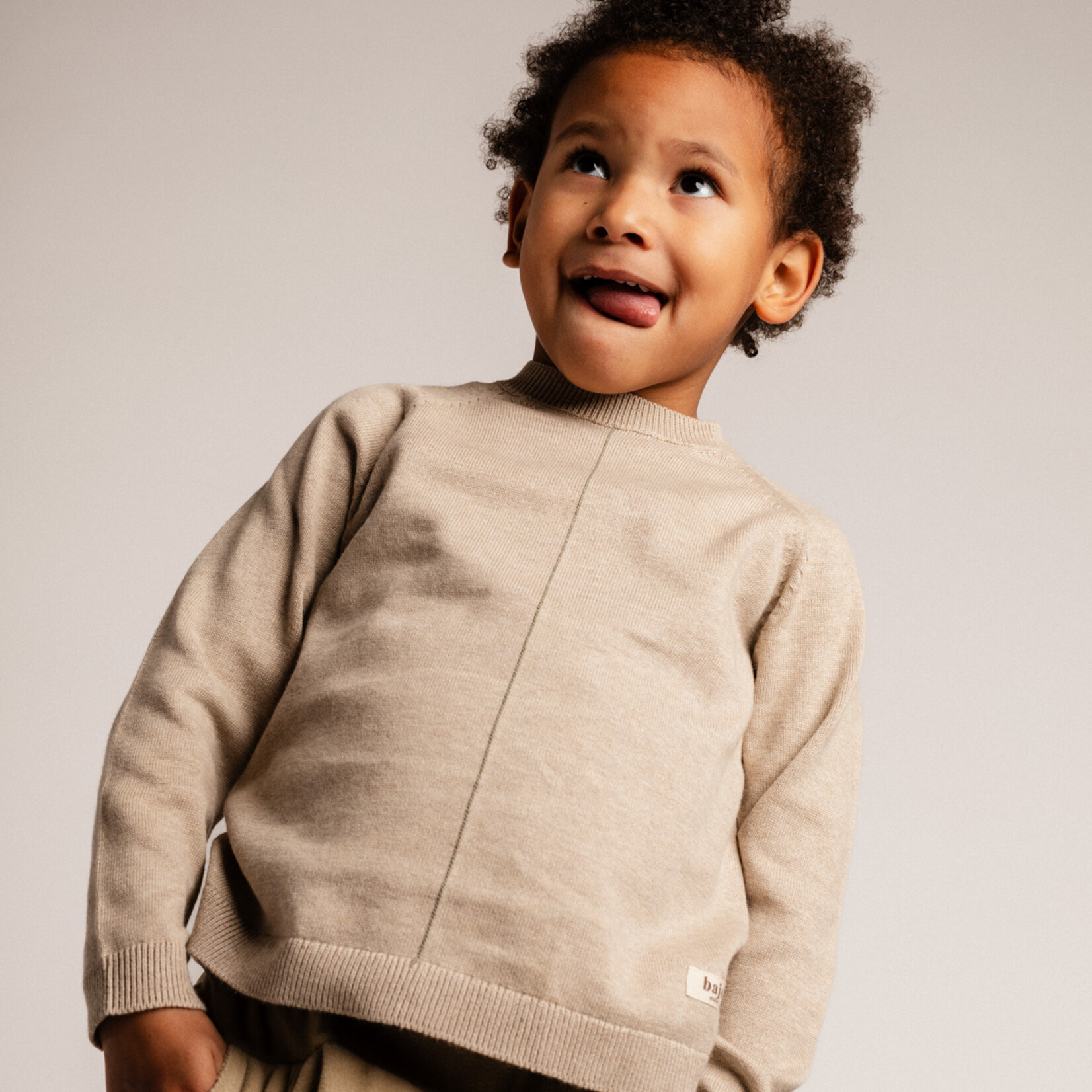 Baje Orbe sweater knit | sand desert