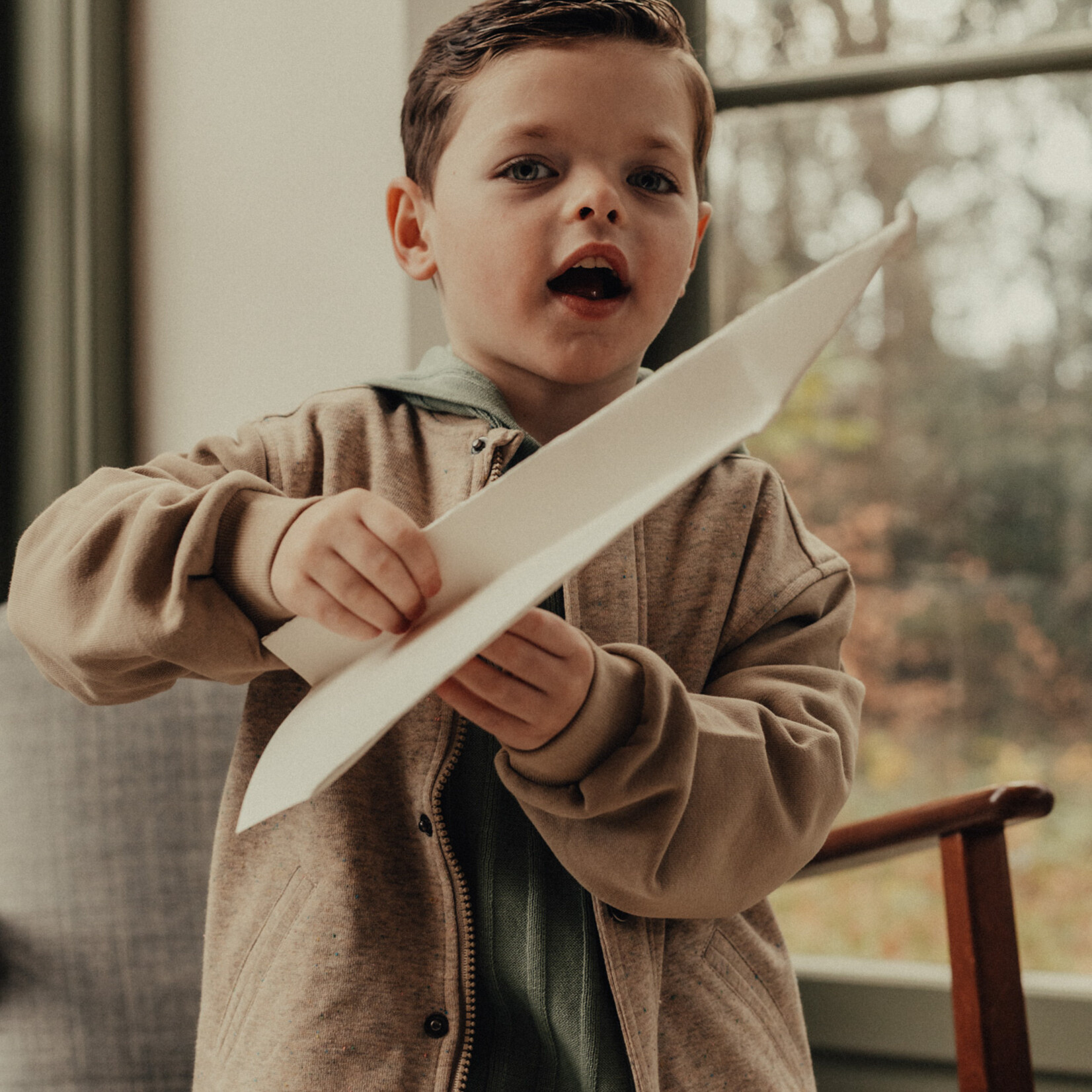 Baje Morrens jacket | sand melange