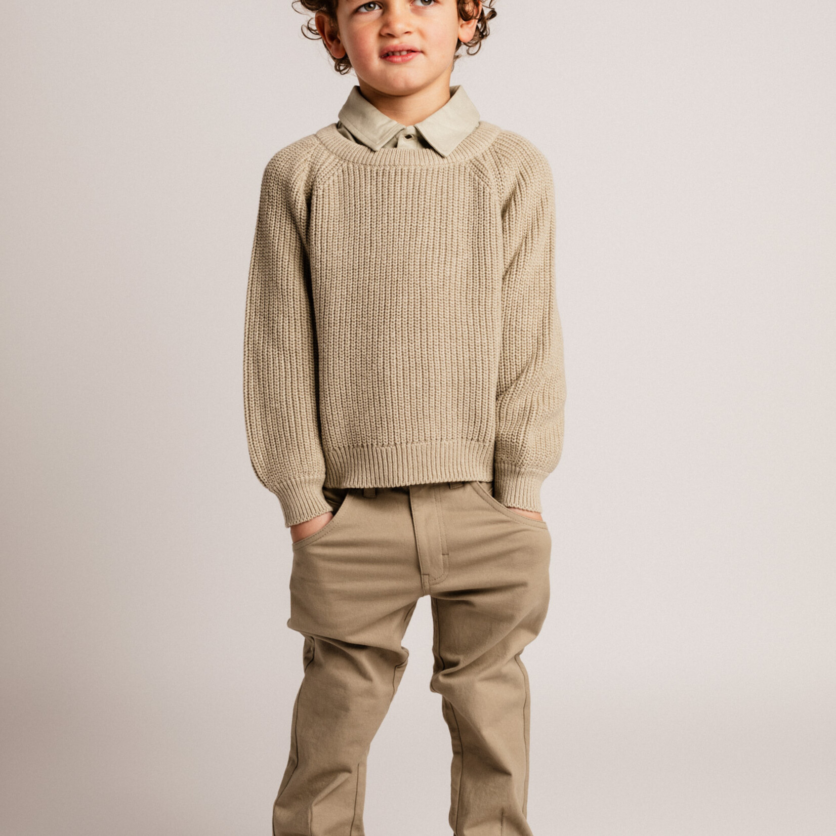 Baje Thun sweater knit | green pistache