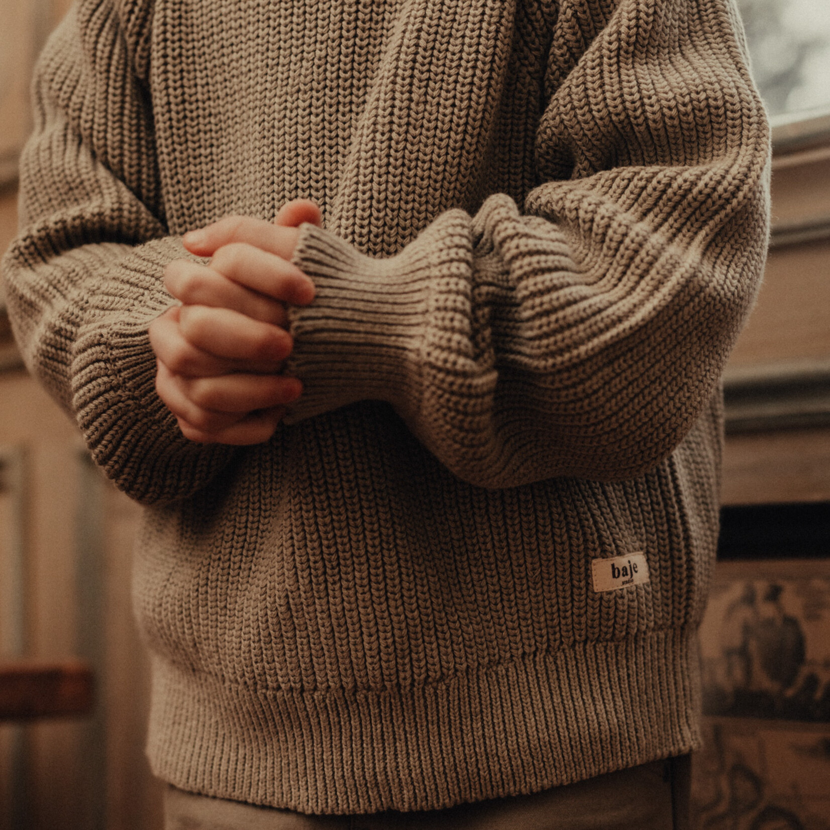 Baje Thun sweater knit | green pistache